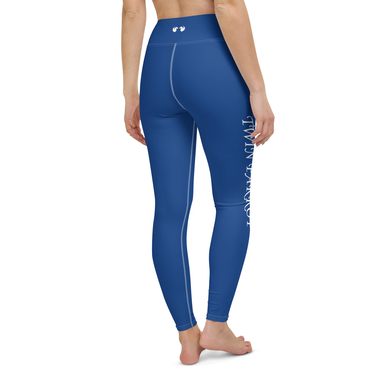 Embrace Flow: High-Waisted Yoga Leggings in Serene Blue