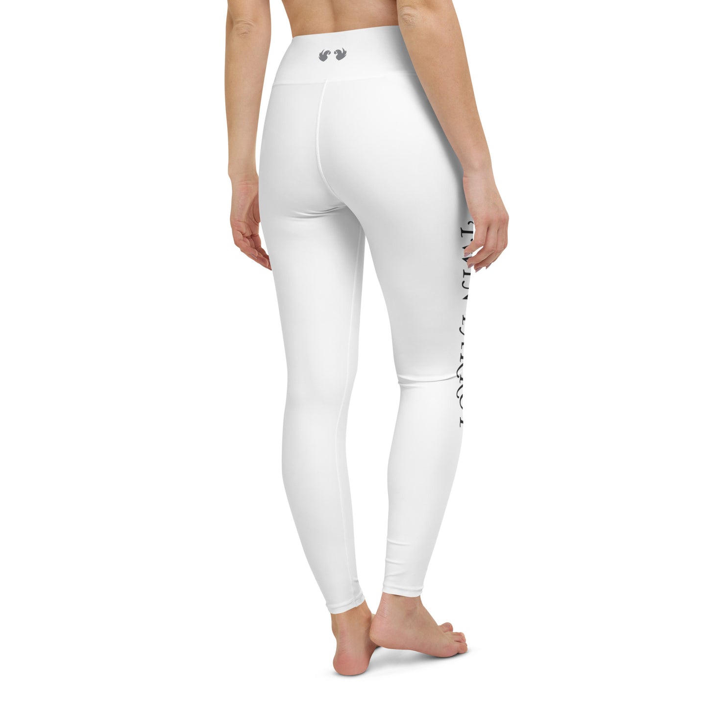 Sculpt & Stretch White Yoga Leggings: Made-to-Move Comfort, Minimizes Waste