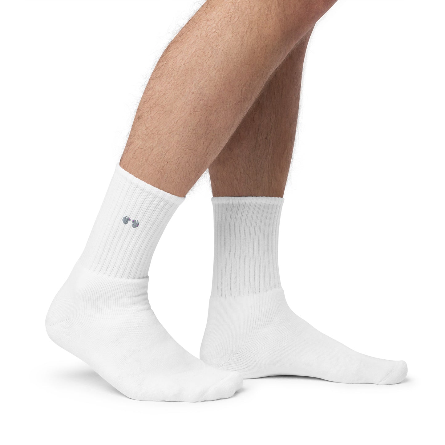 Level Up Your Comfort: Premium Embroidered Socks with Cloud-Like Cushioning (Made in USA)