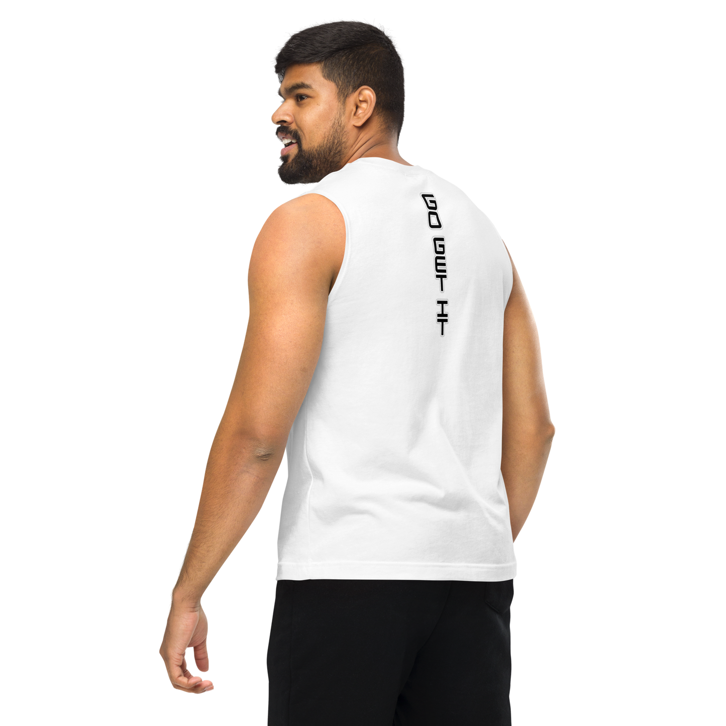 Unleash Comfort: Relaxed-Fit Men's Muscle Shirt (100% Cotton)