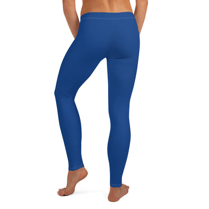 Ultra-Comfy, Sustainable Leggings (Blue) - Made to Move with You (UPF 50+)