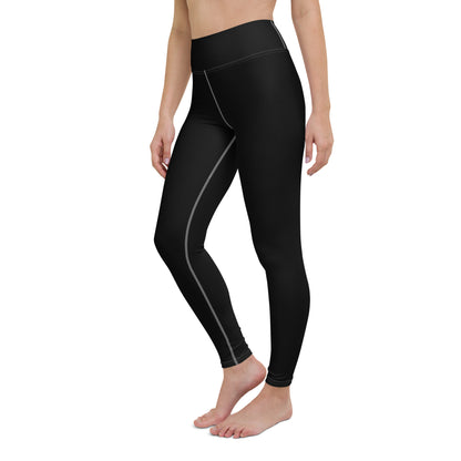 Luxe Black Yoga Leggings: Made-to-Move Comfort, Made-to-Minimize Waste