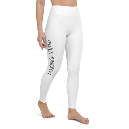 Sculpt & Stretch White Yoga Leggings: Made-to-Move Comfort, Minimizes Waste