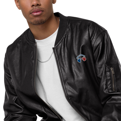 Unleash Your Inner Rebel: Men's Classic Motorcycle PU Leather Jacket (Embroidery Ready!)